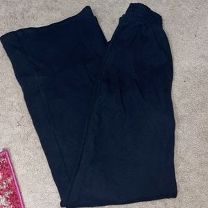 NWOT Navy Blue Zara Wide Leg Sweats